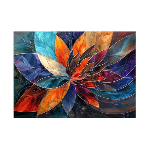 Toile murale abstraite de qualité supérieure 80 x 120 cm