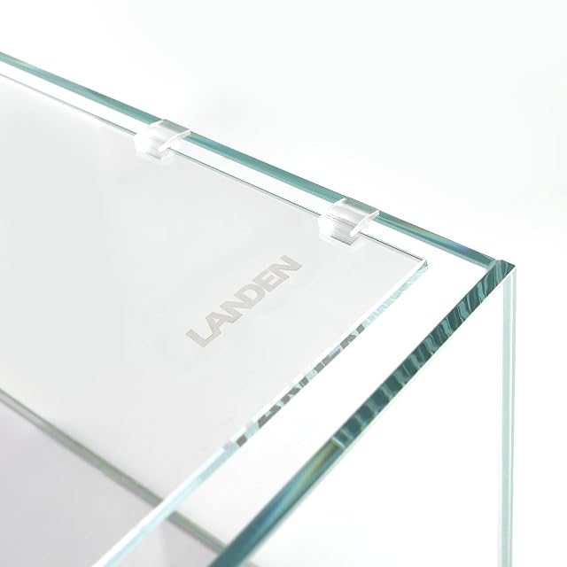Foto 7 de 8 de Landen Tapa de Acuario de Cristal Transparente de 4 mm de Grosor, Incluye 4 Clips para una colocación Segura