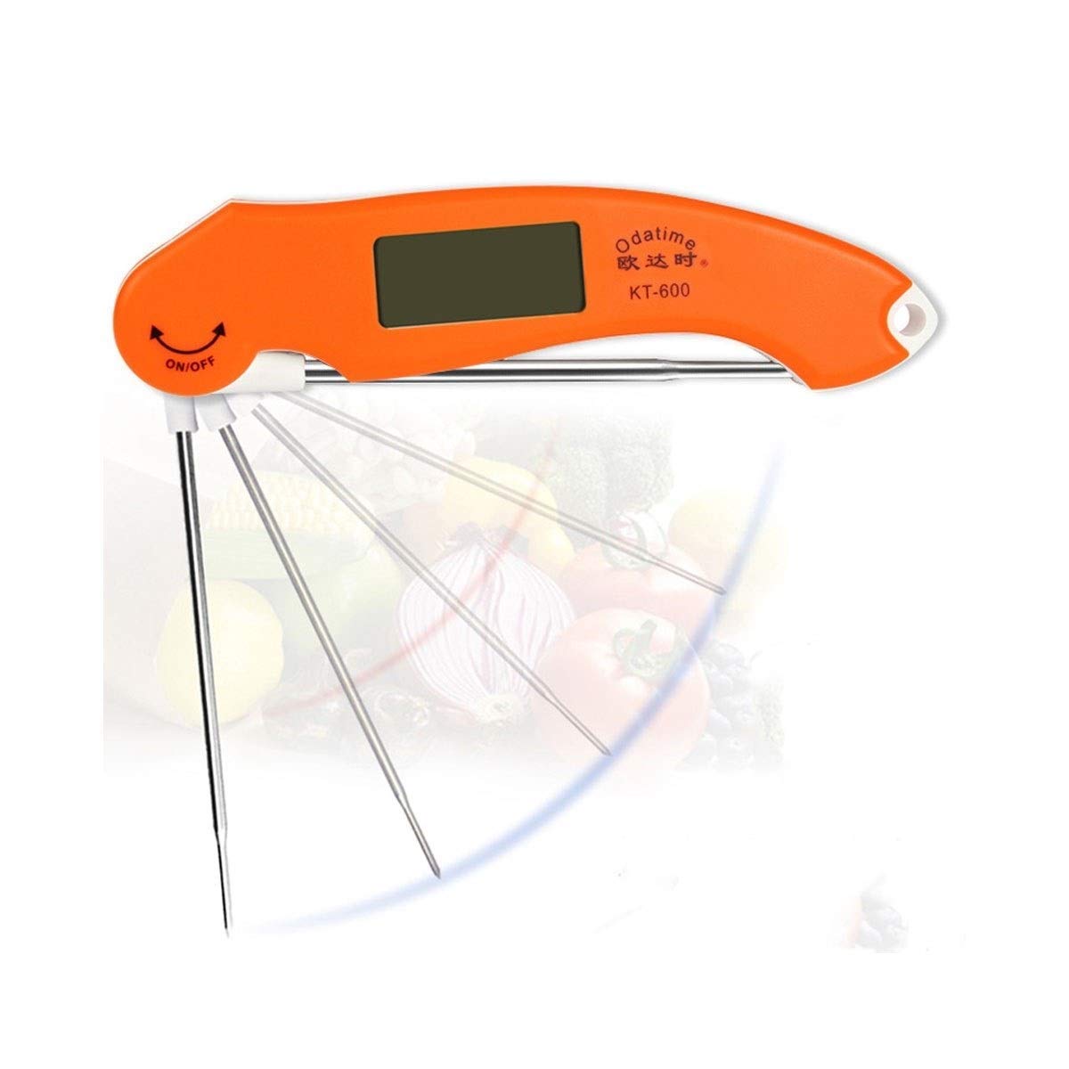 XINGYU Thermomètre à friture, Cuisine Électrique Cuisson Liquide Thermomètre électronique, Thermomètre à Eau Outils ménagers très utiles (Couleur: Orange)