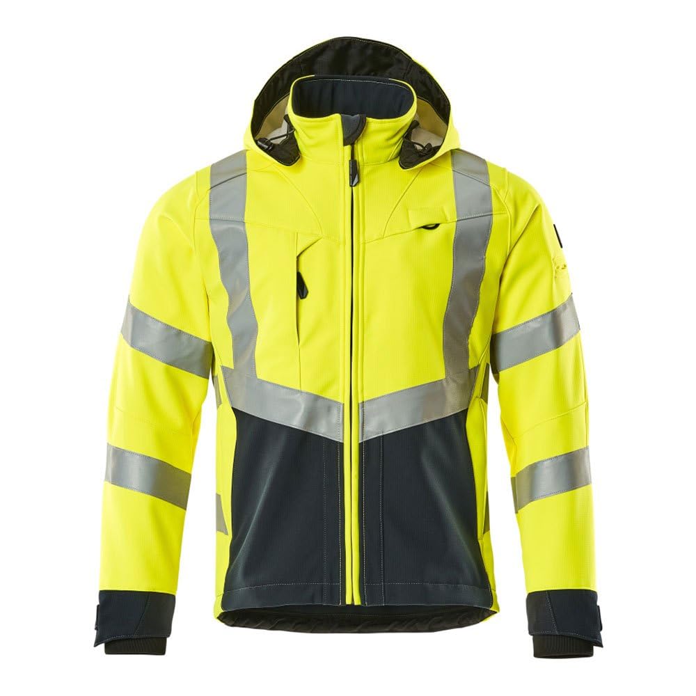 Mascot Unisex Jacket Softshell jacket Blackpool Size L in yellow/dark anthracite (pack of 1)