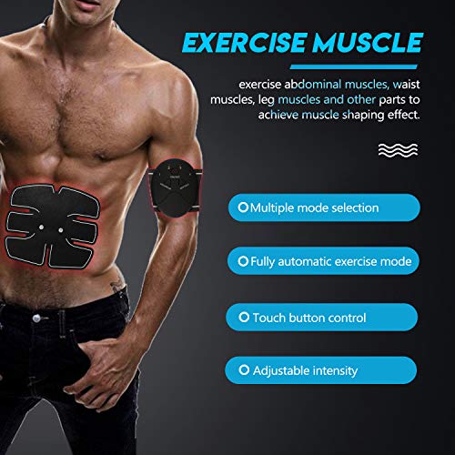 Estimulador muscular, Andoer 32pcs EMS Ultimate Muscle Stimulator Training Gear