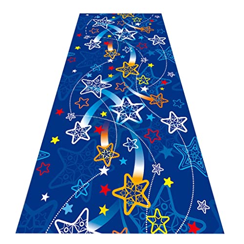 Long Runner Rugs for Hallway Indoor Area Rug Polyester Low-Pile