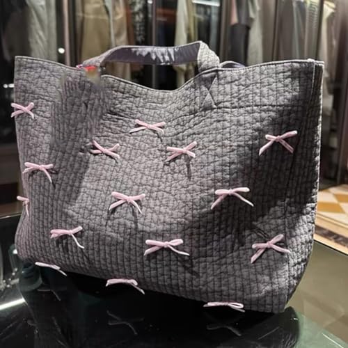 Casual Storage Pouches for Women Korean Style with Lovely Bowknot Detailing4