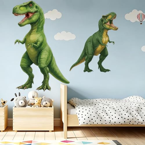 Zonon 2 Piezas Vinilos Decorativos Dinosaurio 3D miniatura 2