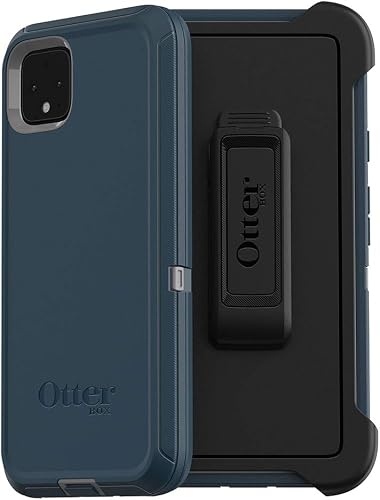 OtterBox Defender Series SCREENLESS Case Case for Google Pixel 4 XL - Gone Fishin (Wet Weather/Majolica Blue)