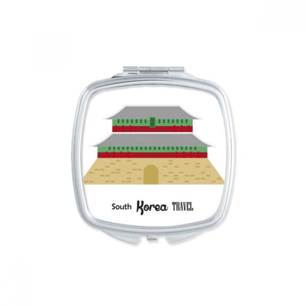 Miroir de poche Corée du Sud compact de maquillage à main multicolore