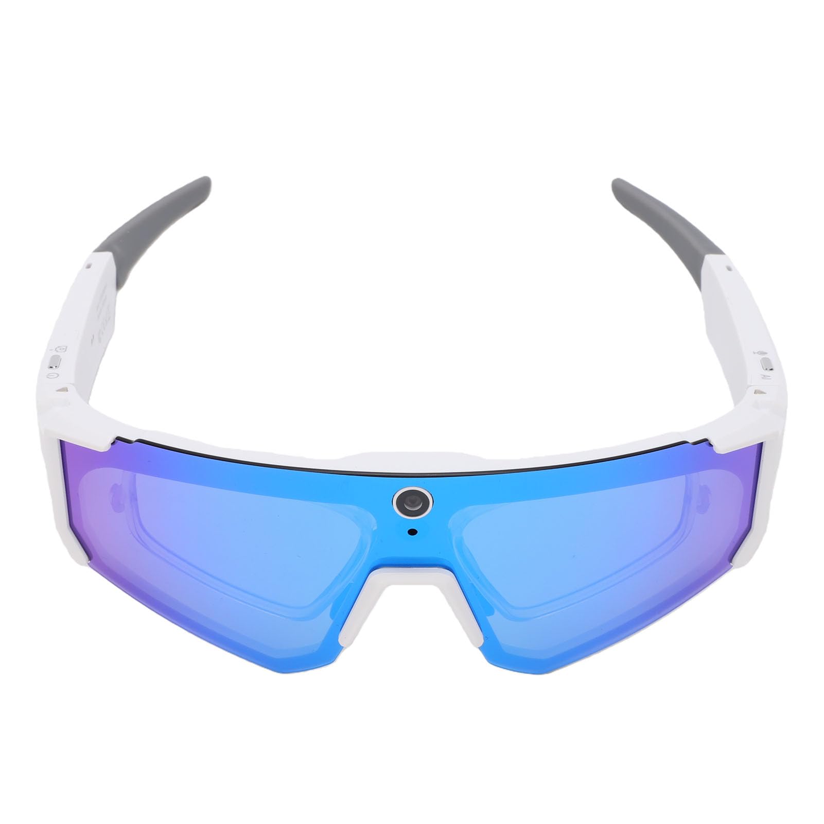 Tosuny Gafas Inteligentes 4K AI con Cámara, Gafas de Sol Bluetooth para Ciclismo, esquí y Deportes Al Aire Libre, Control de Voz, Cancelación de Ruido ENC, Estabilización de Imagen EIS, (Blanco Azul)