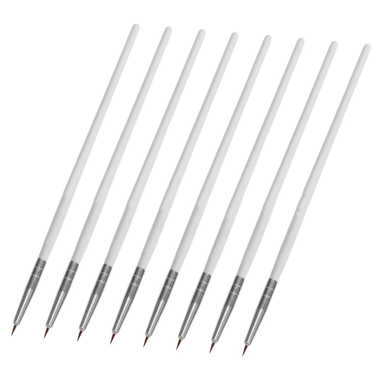 Healvian 40pezzi Pennelli Per Nail Art Strumenti Per Manicure e Decorazione Unghie Pennelli Per Disegno Unghie Per Artisti Professionisti e Principianti Compatibili Con Gel e Smalti