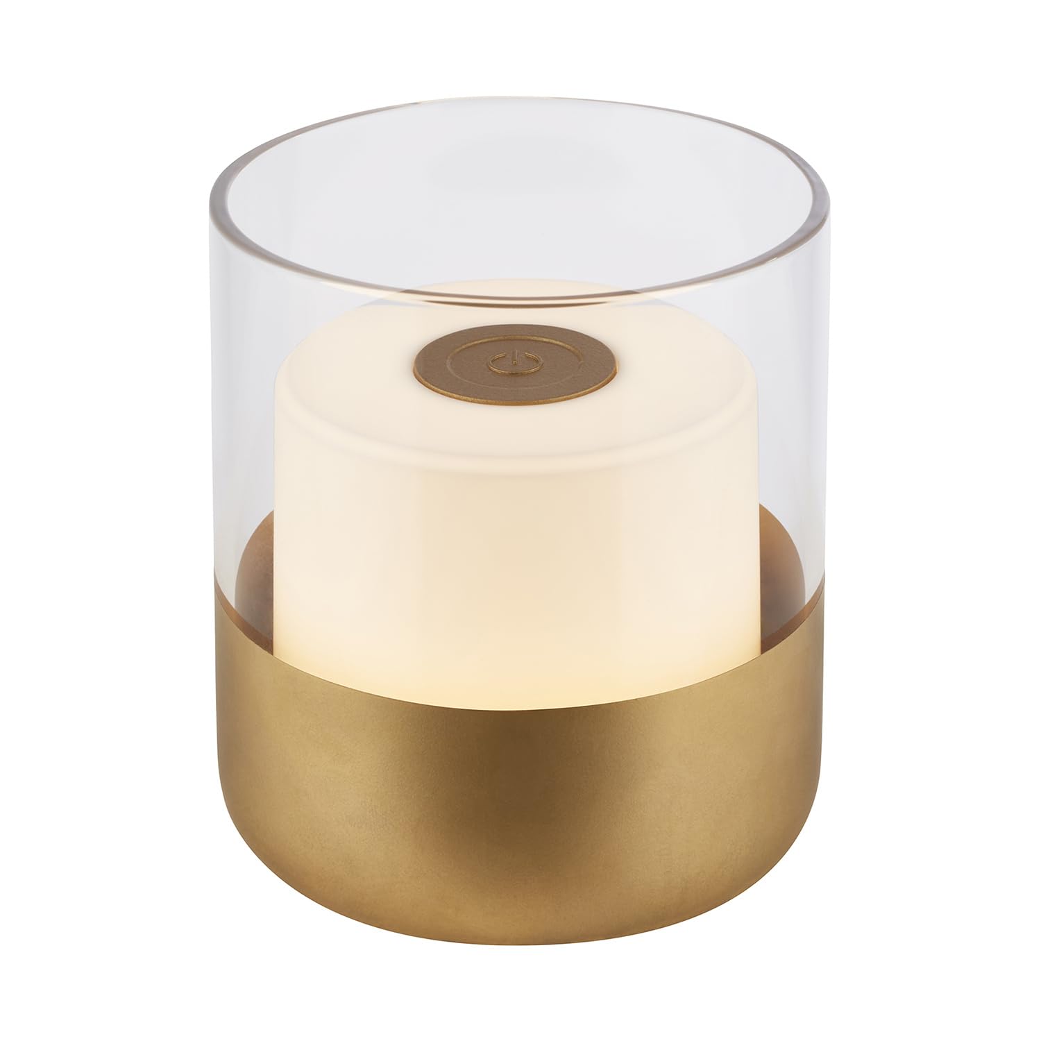 BRILONER - Mini led-tafellamp draadloos, dimbare bedlamp, touch