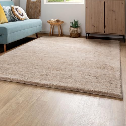 Steffensmeier Berber Teppich Zagora | Wolle (Schurwolle), Sand, Größe: 200x300 cm, Original aus...