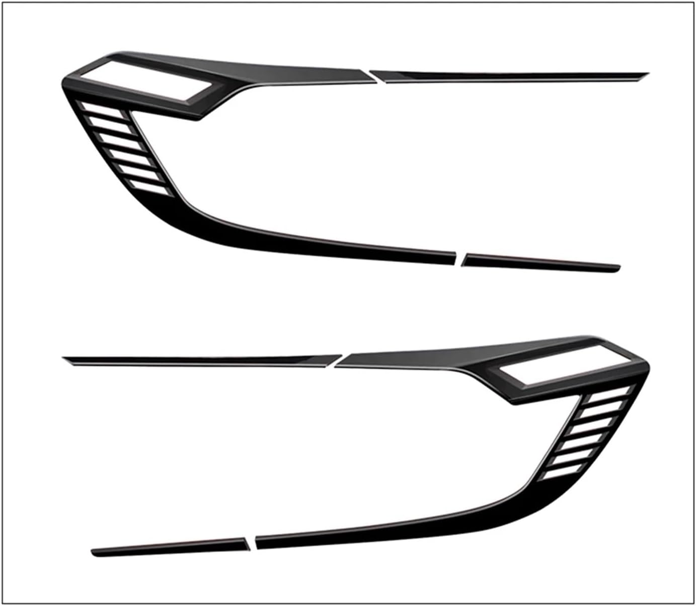 Rear Tail Light Lamp Cover Trim Lid Compatible For Honda Accord 10th 2018-2022 Taillight Taillamp Eyelid Eyebrow Sticker Brow Decorative