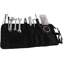 MOTO4U 12PC Universal Compact Repair Tool Kit for Metric Japanese Motorcycles UTV ATV Snowmobiles Snowbikes and Personal Watercraft