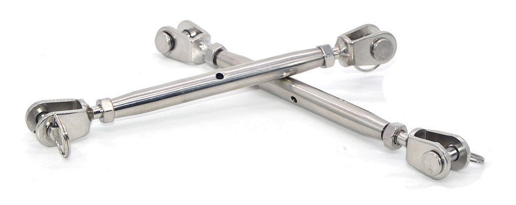 Style européen en Acier inoxydable 304 mâchoire Corps fermé Tendeur à Vis Avec travailler magnétique (M6)