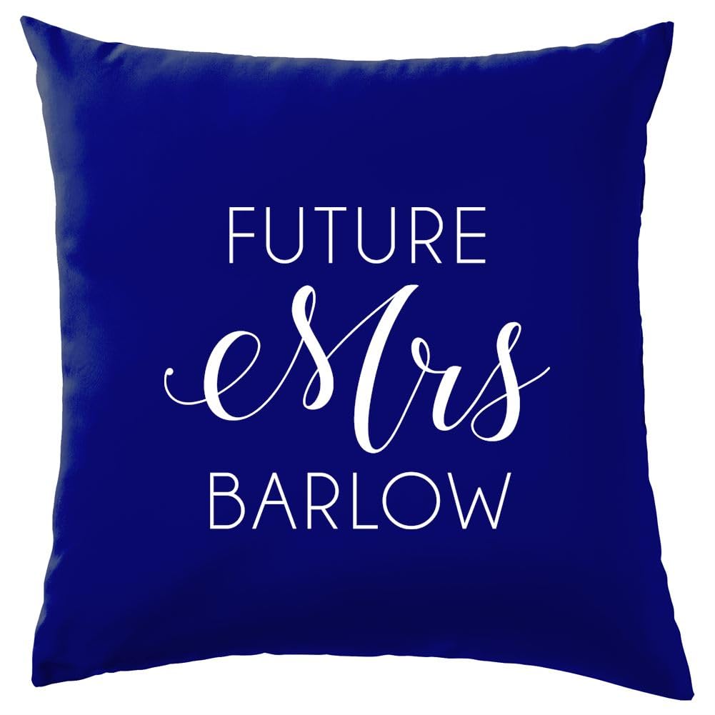 Dressdown Future Mrs Barlow - Cushion/Pillow (with Insert) - 41 x 41cm (16)" - Royal Blue - One Size