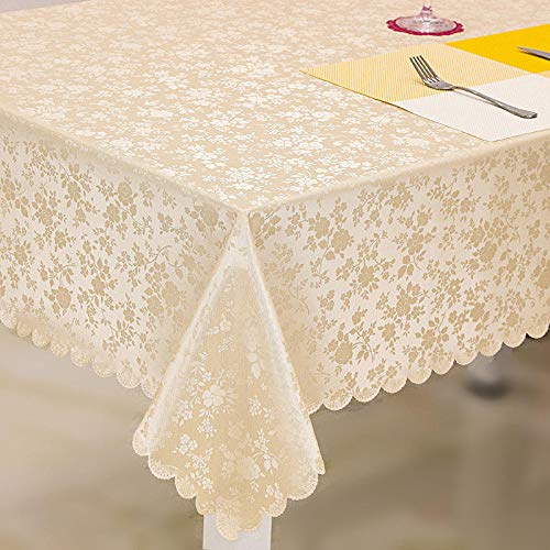 Nappe antitache rectangulaire 90x150 cm lavable et imperméable - 2