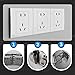 Concealed Junction Box Repair Device - Electrical Outlet Fixing Device with Support Rod, Secures Loose Wall Sockets & Light Switches, Insulated User-Friendly Installation Tool (6)