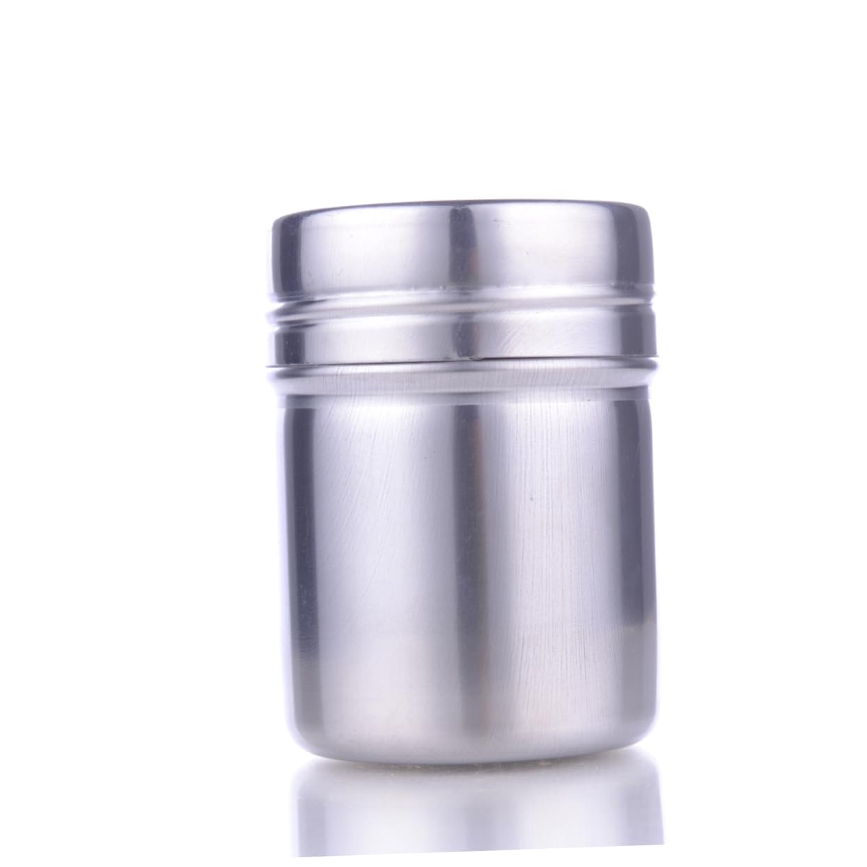 NAMOARLY Cocoa Powder Bottle Airtight Stainless Steel Jar for Icing Sugar Flour