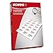 Produktbild Kores LR040 - Universal Etiketten, 100 Blatt A4, Durchmesser 4 cm, weiß