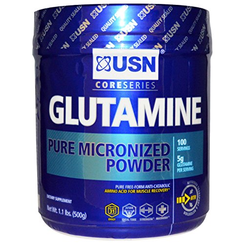 USN Supplements USN Pure Glutamine Micronized Powder, 500 Grams (USS09083)