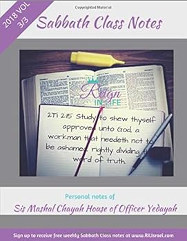 Paperback 2018 Sabbath Class Notes Vol 3/3 Book