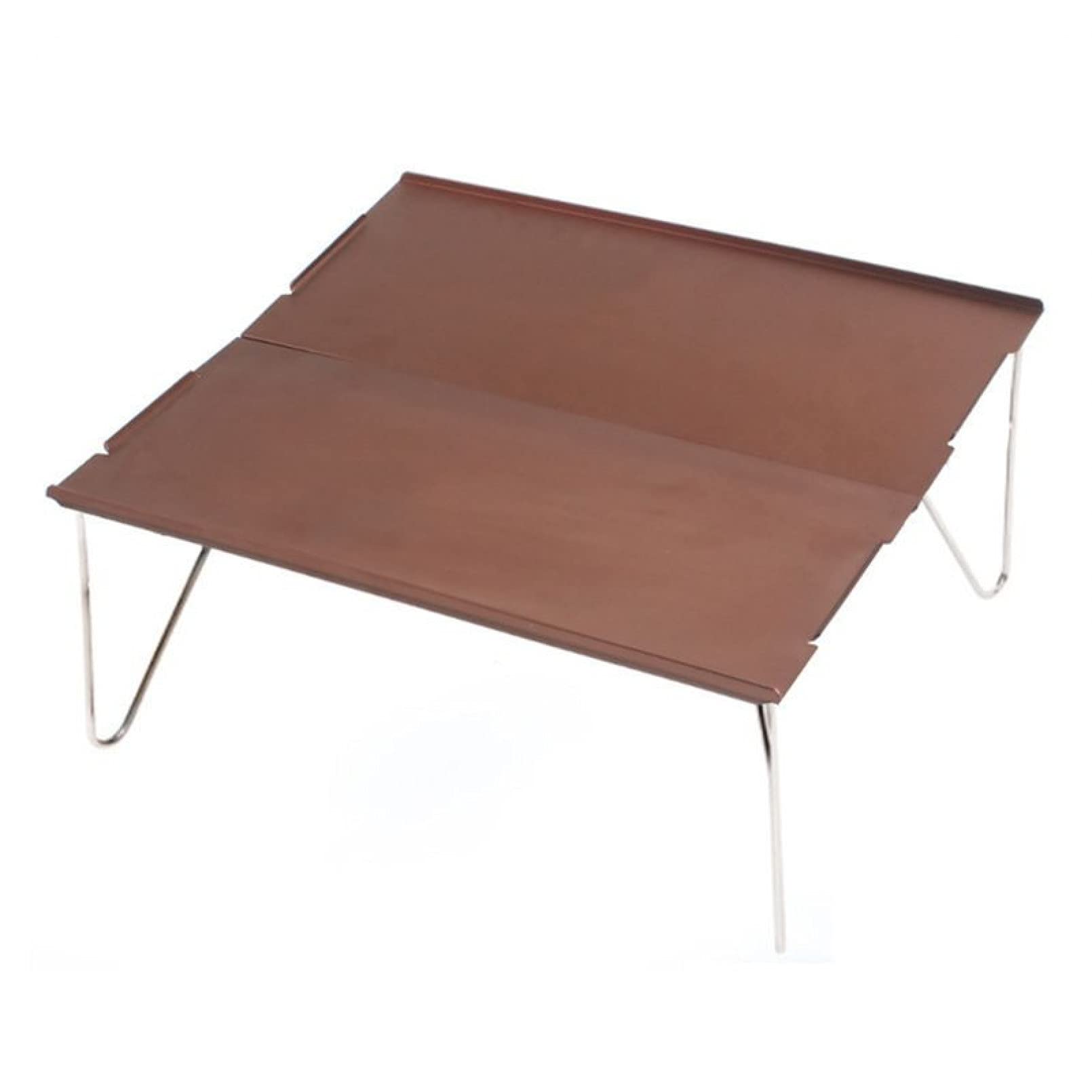 BAJIE Tavolo Pieghevole da Esterno Tavolino da Campeggio Portatile con Piano in Alluminio Tavolo Pieghevole Hard Top insacchettato Adatto per Picnic Camping Beach Boat Pratico