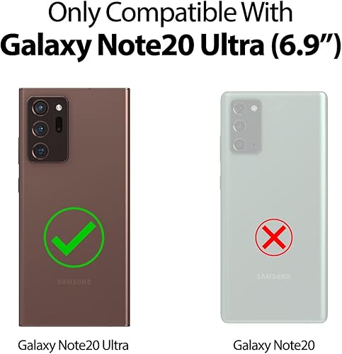 Miniatura 6 de Goospery Funda de silicona líquida para Galaxy Note 20 Ultra (6.9 pulgadas - 2020), sedosa, suave al tacto, protección de cuerpo completo, a prueba