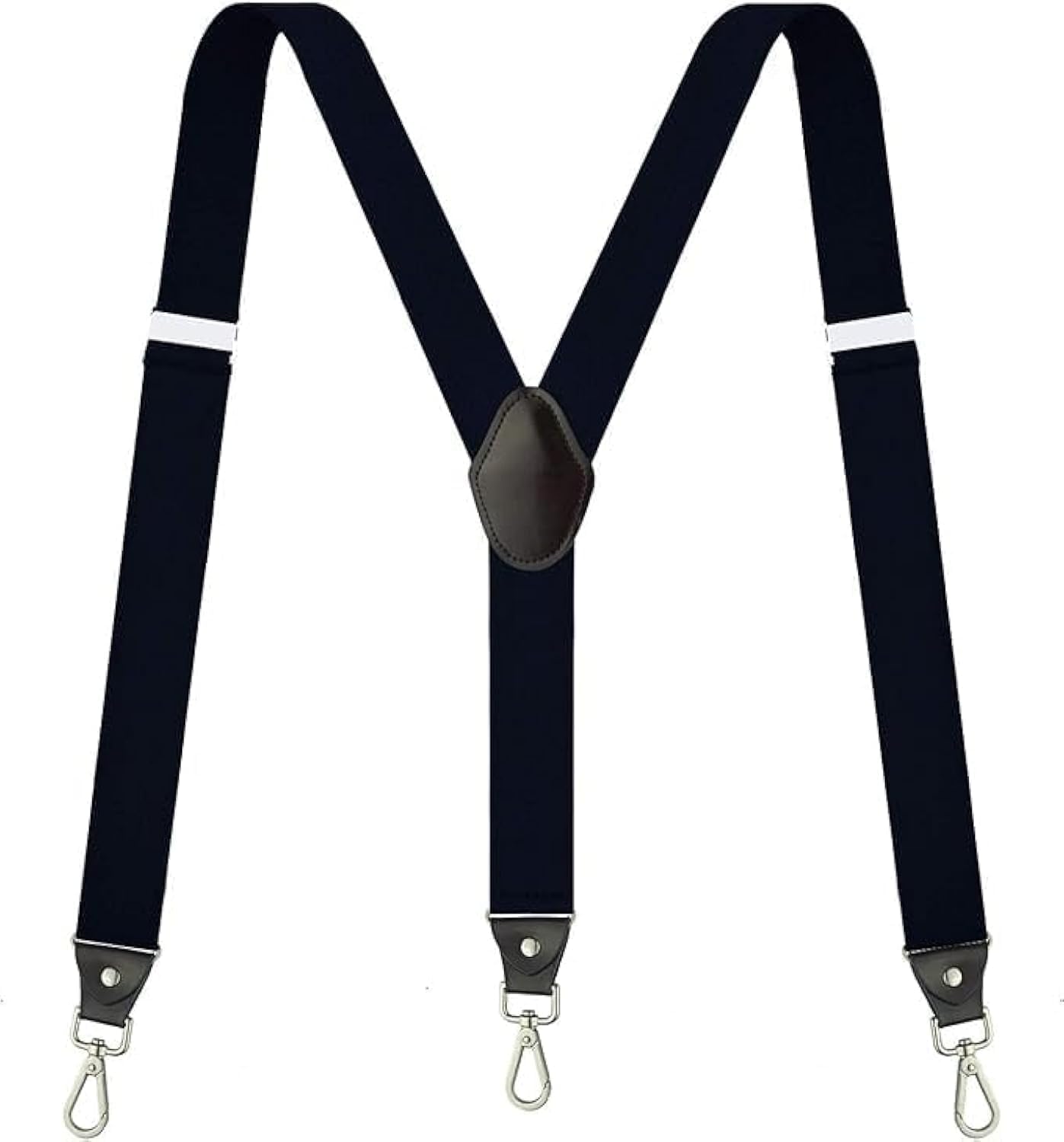 Suspenders for Men, Adjustable Suspenders with Elastic Straps Y-Back Construction Heavy Duty for Work