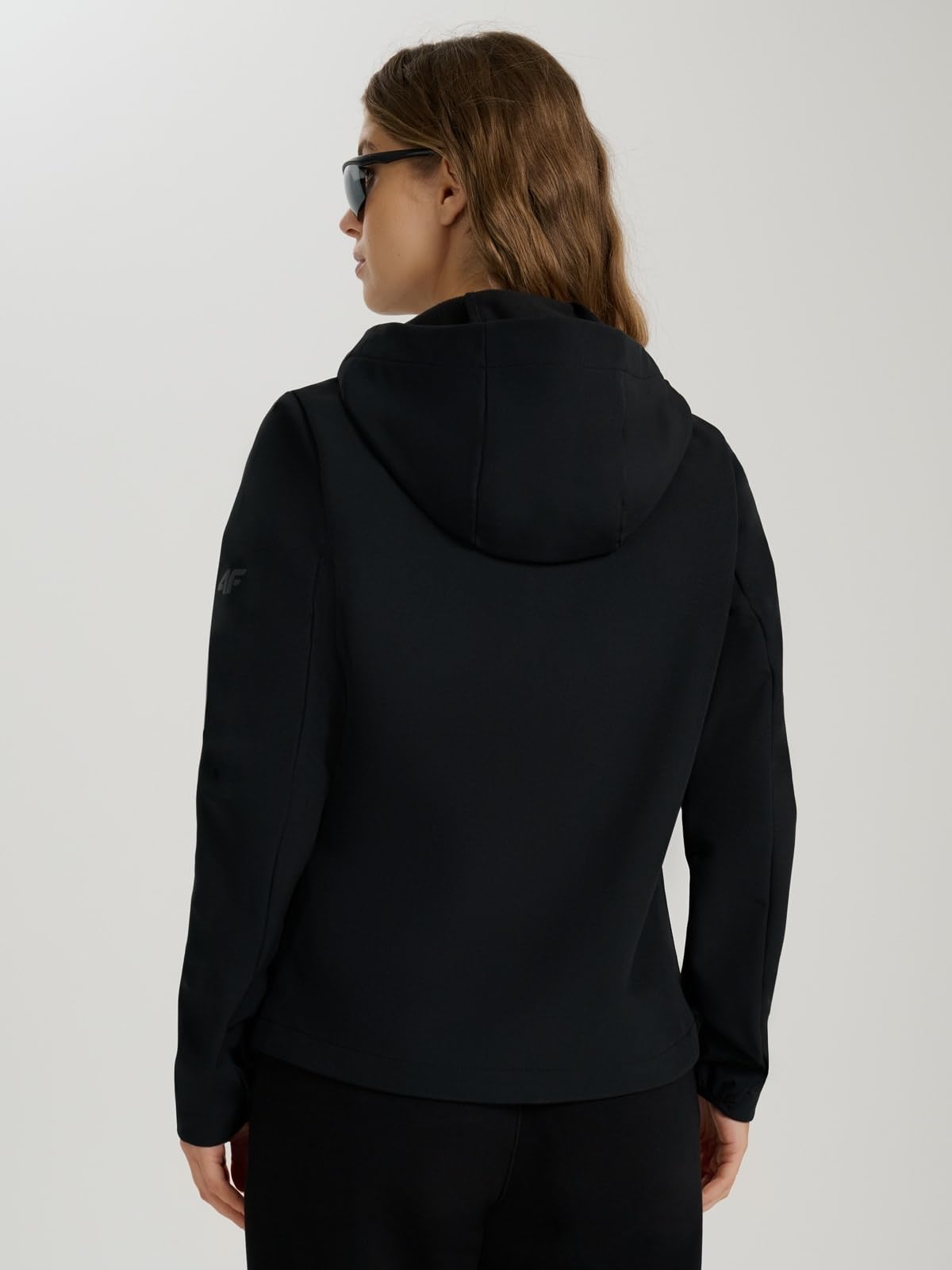4F Kurtka softshell wiatroodporna membrana 5000 damska - czarna L