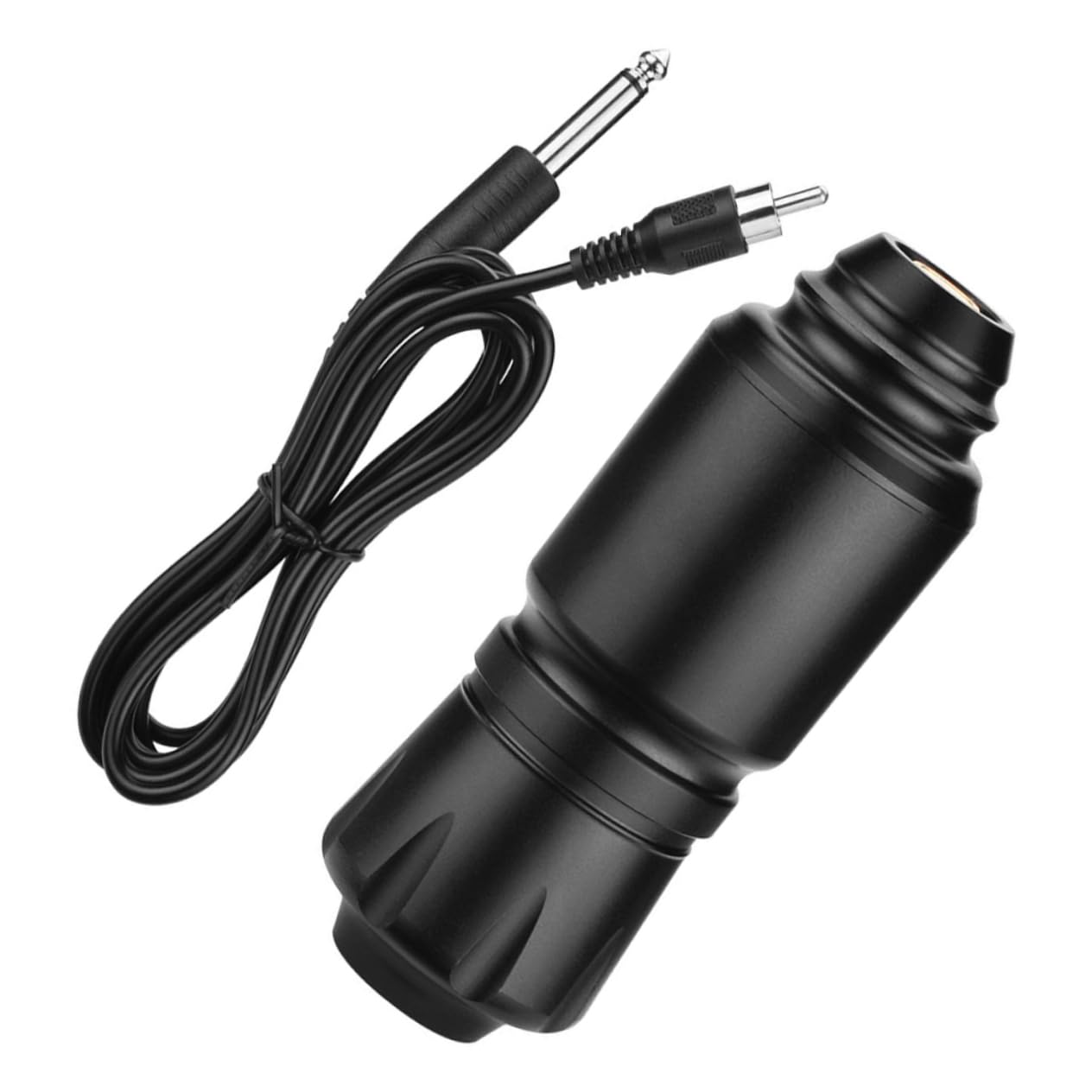 Rotations Tätowierstift aus Aluminiumlegierung Tragbar 5-10 V für Selbstgemacht Tattoos der Haut Kompaktes Modell in Schwarz