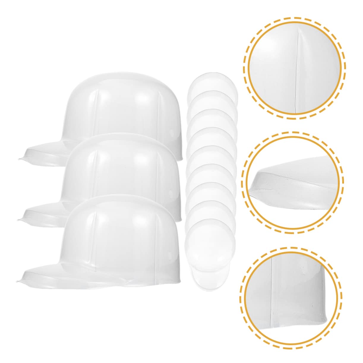 Veemoon Porta Cappellini da Baseball in Pvc 12 Pezzi per Esposizione