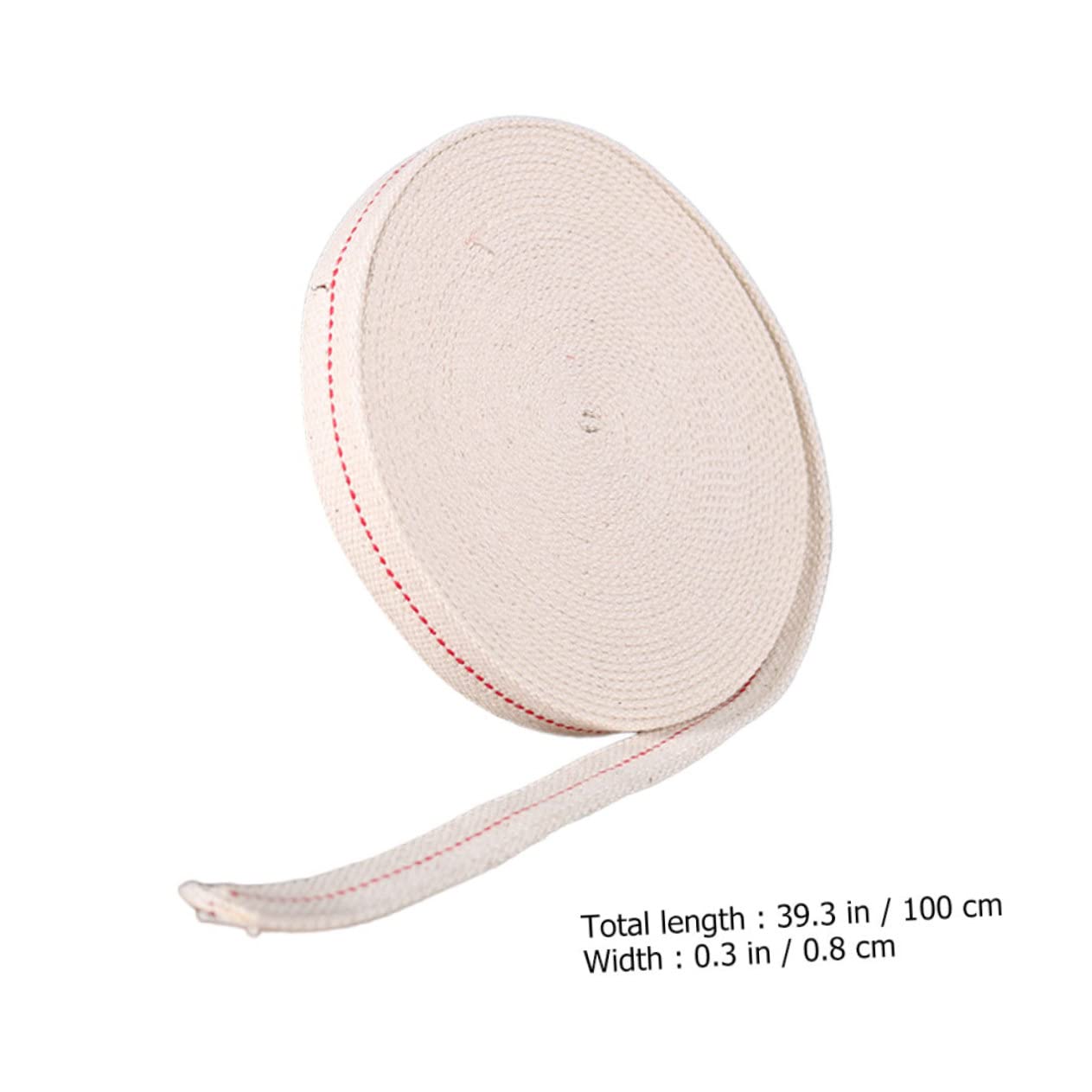 OUNONA 1 Roll Professional Wick for Temple Oil Lamps Portable Lanterns Home Use High Absorption Longer Burning for Alcohol Burners Kerosene Lamps