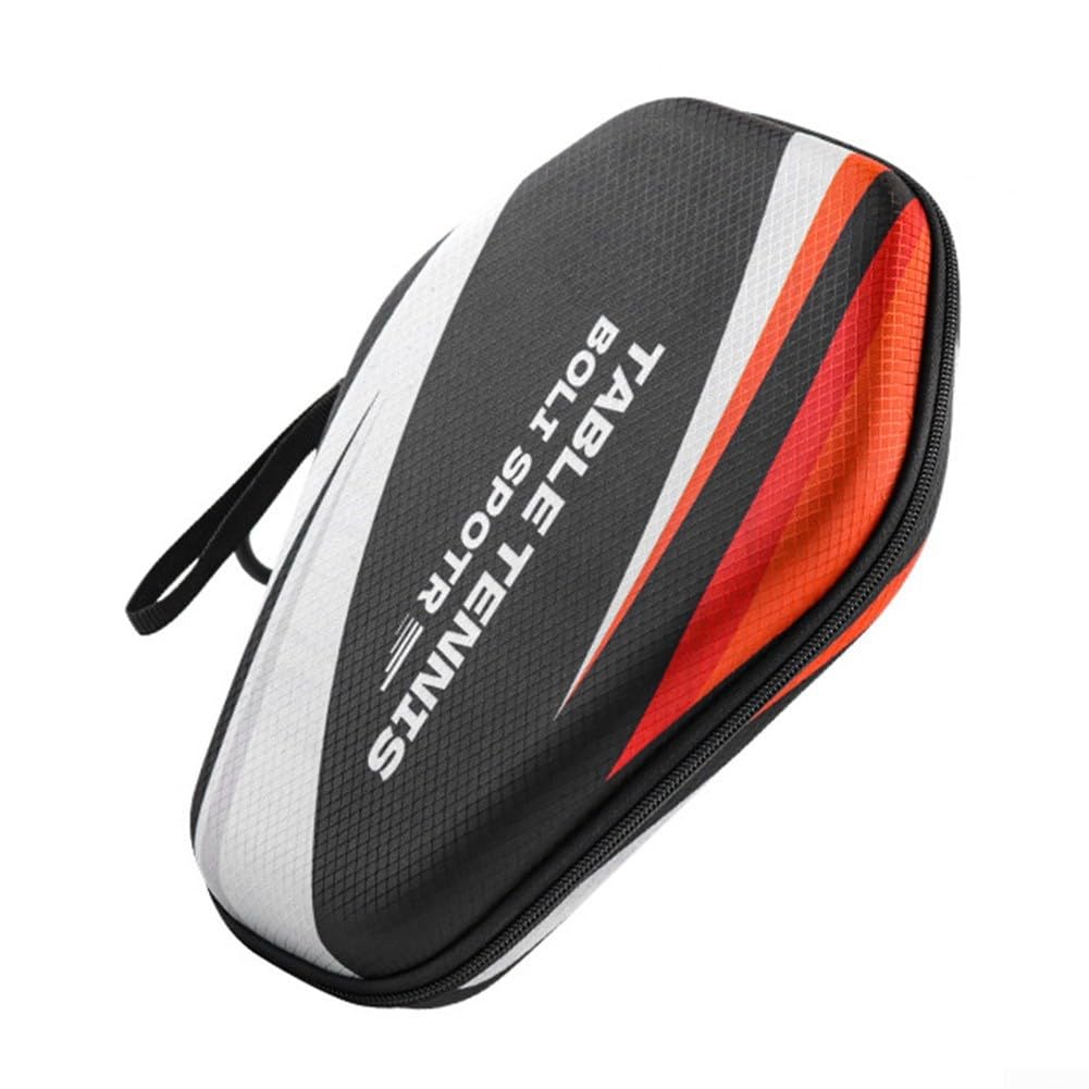 Startbuymore Table Tennis Racket Bag Ping-Pong Paddle Storage Case Table Tennis Organizer Waterproof Table Tennis Bat Bag to Hold 2 Paddles 2 Balls(PB005-C model)