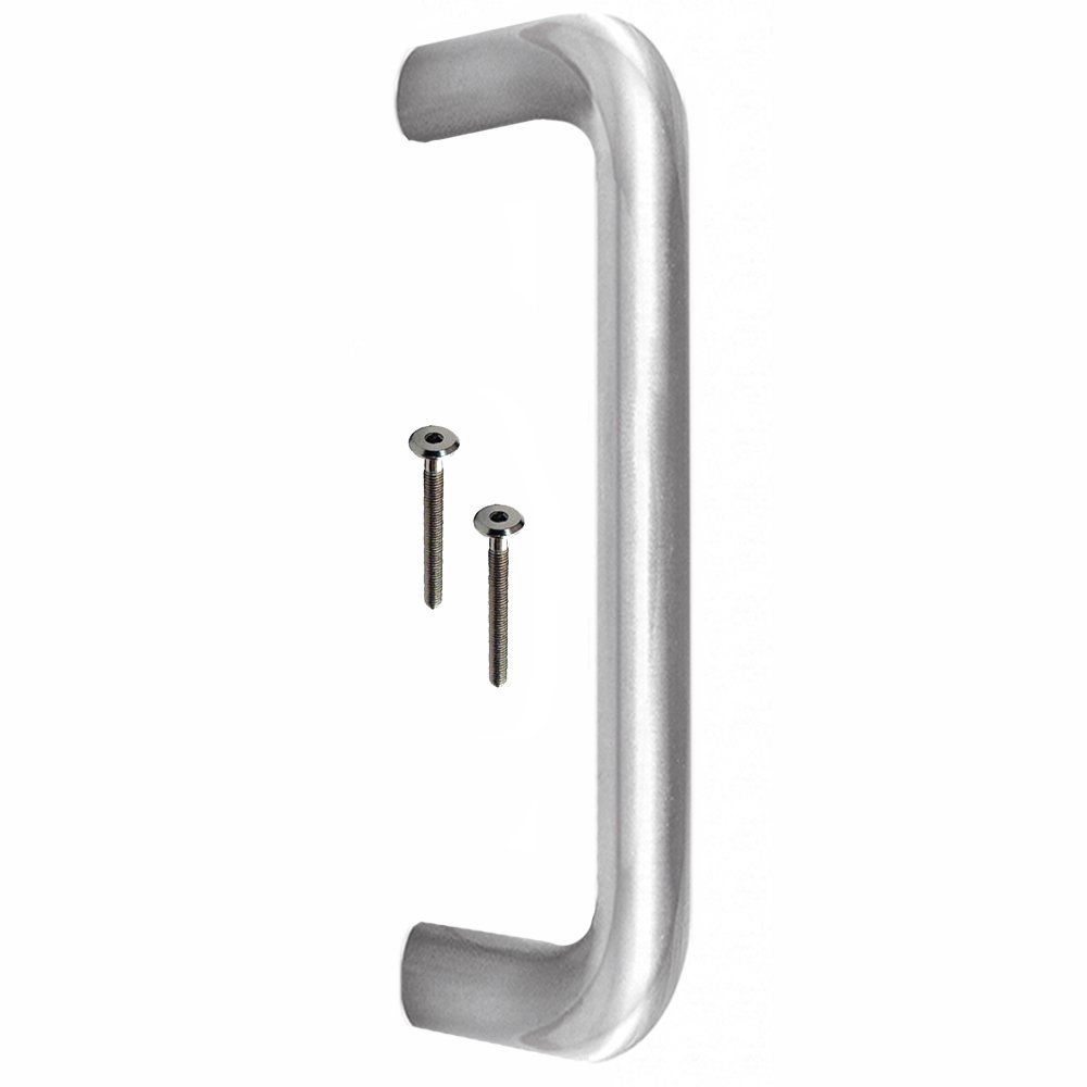 Frelan Hardware Jedo D Shaped Grade 202 Stainless Steel Commercial Door Pull Handle 600Mm