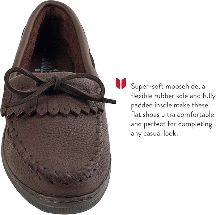 Miniatura 2 de Minnetonka Mocasín Kilty con flecos Moosehide para mujer