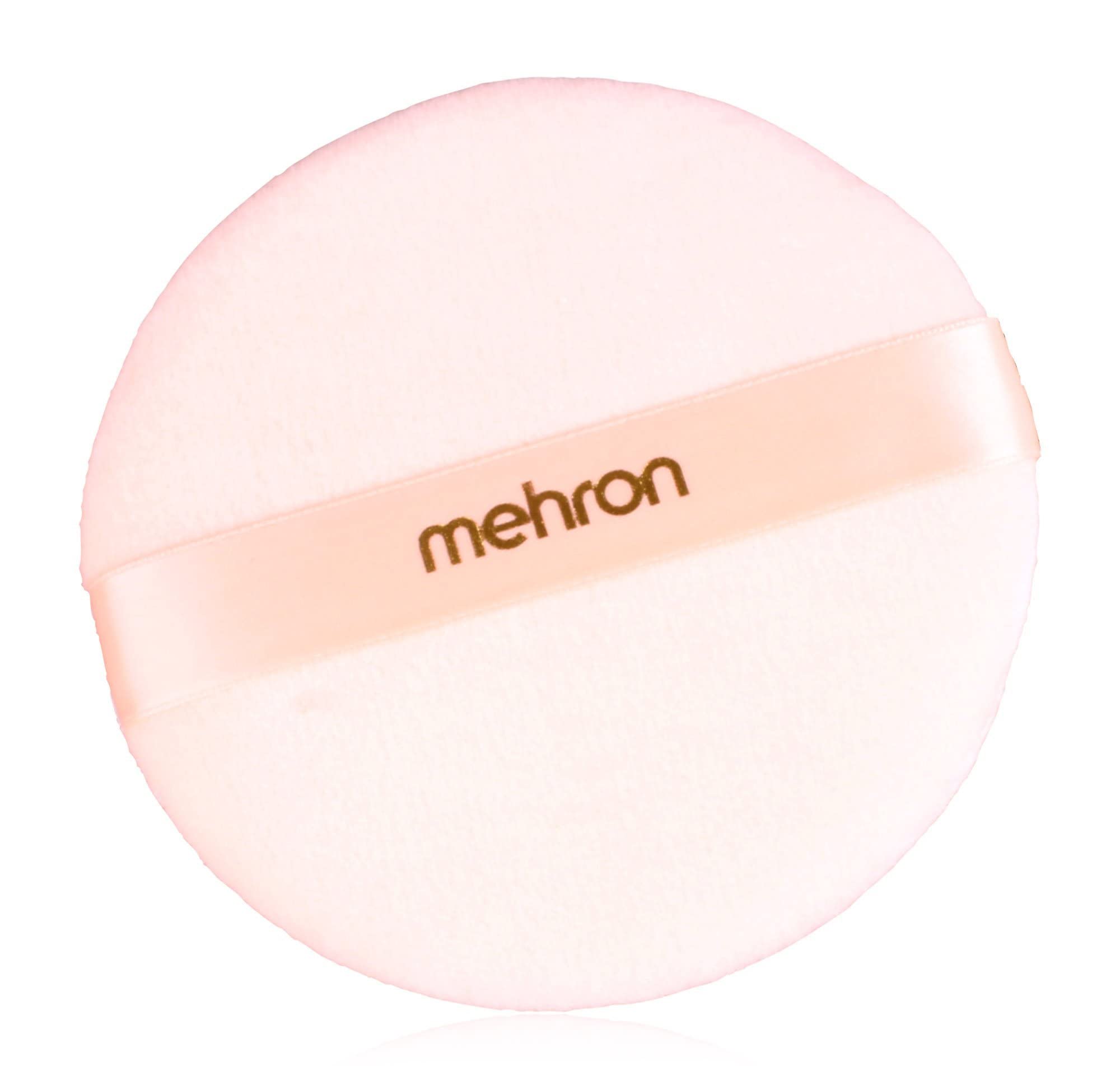 Mehron Makeup Round Professional Makeup Powder Puff, 4.75"