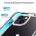 JJGoo Compatiable with iPhone 13 Mini Case Clear, Transparent Shockproof Phone Case for iPhone 13 Mini, Slim Anti-Scratch Hard PC Back Protective Cover Bumper