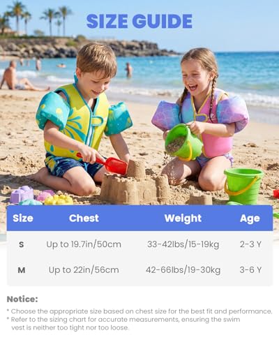 Image of Gogokids Puddle Float Jumper 33-66 Pounds, Toddler Swim Vest Kids Floaties