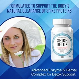 NutraPep Spike Protein Detox Supplement - 4000 FU Nattokinase with Bromelain Selenium Dandelion Root Turmeric Extract & Curcumin - Foreign Protein Cleanse and Immune Support - Vegan Gluten-Free