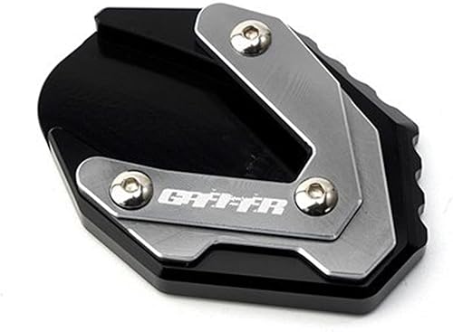 Moto Kickstand Soporte lateral ampliar placa de almohadilla y tapas de aire de válvula de neumático para Suzuki para GIXXER 250 SF para GIXXER 150