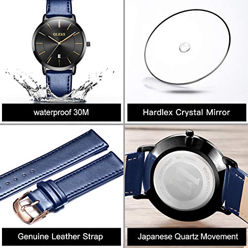 Image of OLEVS Men's Watches Analog Quartz Chronograph Dress Watch Multifunctional Stainsteel Steel Waterproof Classic Original Watch for Man
