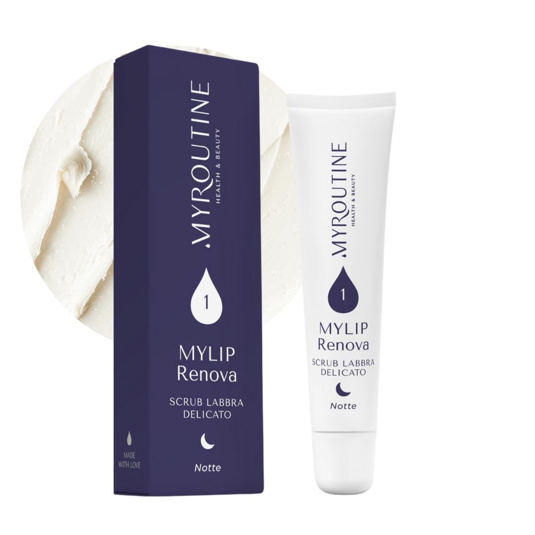 MyLip Renova Gentle Smoothing Lip Scrub MyRoutine by Dr. Maurizia Furno, 15 ml (Pack of 1)