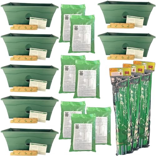 Self-Watering GrowBoxes with Fertilizer