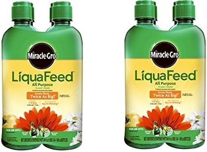 MiracleGro LiquaFeed Paquete de repuesto de alimentos para plantas multiuso, (fertilizante líquido para plantas) 16 oz. (8 unidades)