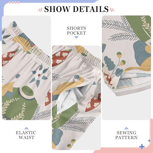 Boys' Pants Christmas Sweaters Tree Hats Long Bottoms Jogger Pants Elastic Waist Trousers with Pockets S-XL4