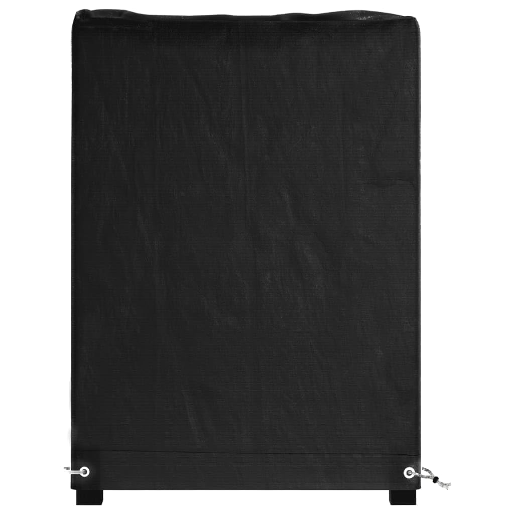 Akcesoria do mebli ogrodowych, pokrowiec na meble ogrodowe, 8 oczek, 125 x 55 x 75 cm, prostokątne meble