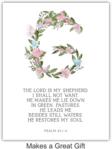 Miniatura 3 de God Wall Decor - Psalm 23 - Psalm 91 - Jeremiah 29 11 Wall Art - Religious Wall Decor - Spiritual Christian Gifts for Women - Inspirational Catholic