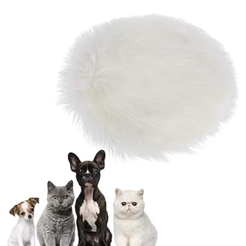 Pet Electric Blanket, Electric Blanket Heating Mat Warming Pet Pad Cat Heating Plush Mat Pet Heating Plush Mat Plush Pet Mat USB Charging for Small Dogs Cats(Imitation Mink [White])