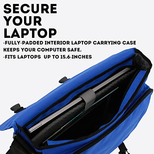 Image of J World New York Thomas Laptop Messenger Bag for Women & Men. Kids Computer Bookbag