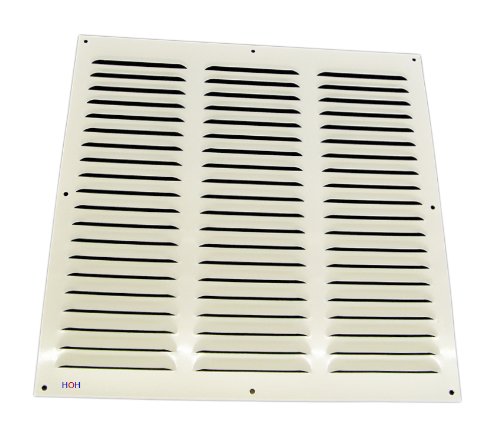 LG-4030 W Lüftungsgitter – Lamellengitter Aus Alu, Weiß, 395x295mm Für Zuluft & Abluft