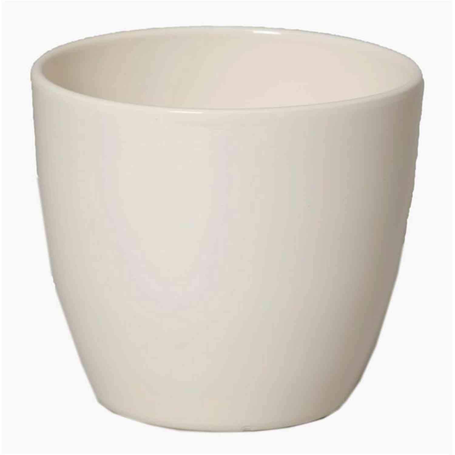 INNA-Glas Ceramic plant pot, Ø13,5cm, 12cm, cream